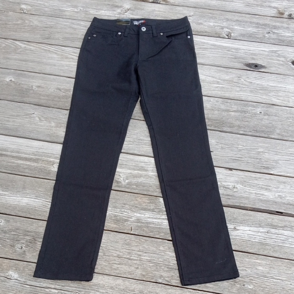 Nicole Miller Black Straight Leg Jeans